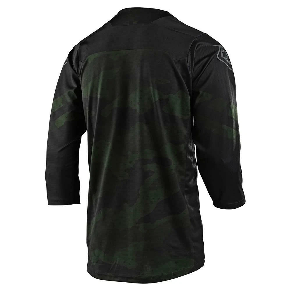 Troy Lee Designs Ruckus Jersey for Mountain Bike (Adult, Camo Green/Black)