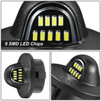 2X LED License Plate Lights for Ford F150/Super Duty/Explorer (1990–2016)