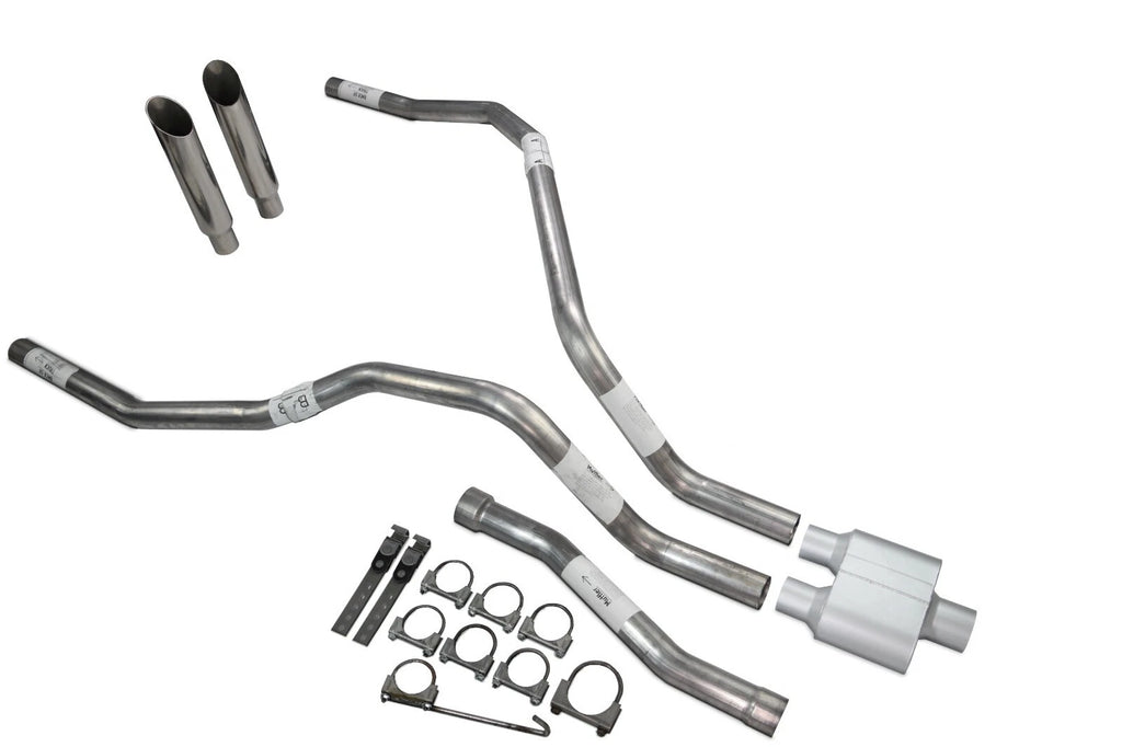 Dual Exhaust Muffler with Slash Tip for Nissan Titan (2004–2006)