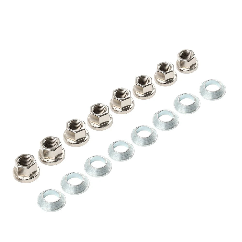 8pcs Wheel Flange Lug Nut Kit M10-1.25 for Honda TRX450R (2004–2009)