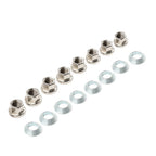 8pcs Wheel Flange Lug Nut Kit M10-1.25 for Honda TRX450R (2004–2009)