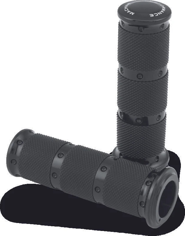 Performance Machine Handle Grip Set for - Black Ano