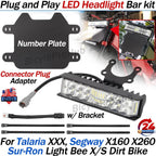 LED Headlight for Sur-Ron Light Bee, Talaria XXX, Segway X260 (PNP)
