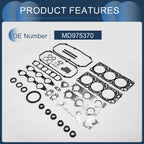 Cylinder Head Gasket Kit No.MD975370 for Mitsubishi 6G74 (1995–2005)