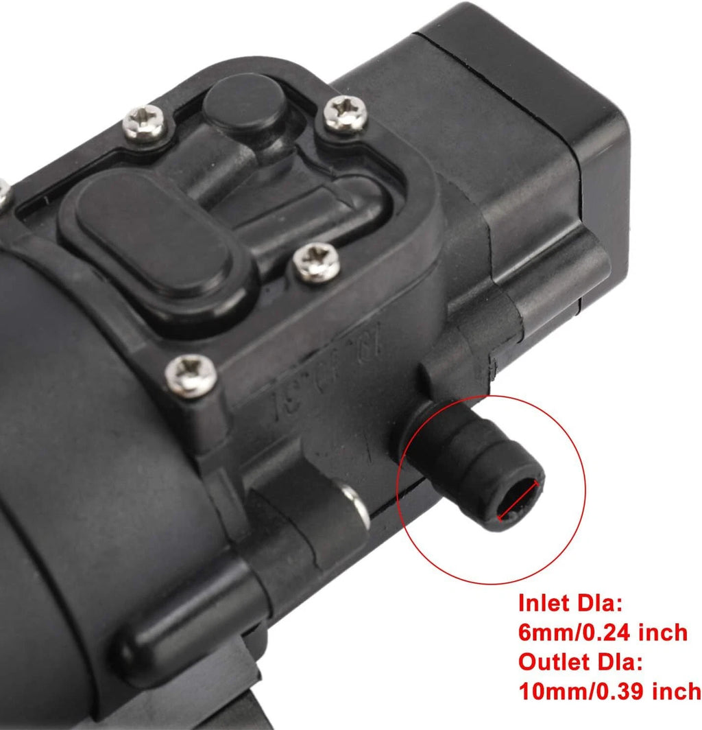 12V 35 PSI Water Pressure Diaphragm Pump for Caravan Boat Marine