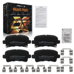 Set of 4 Rear Ceramic Brake Pads for Chevrolet Impala/Malibu (2013–2020)