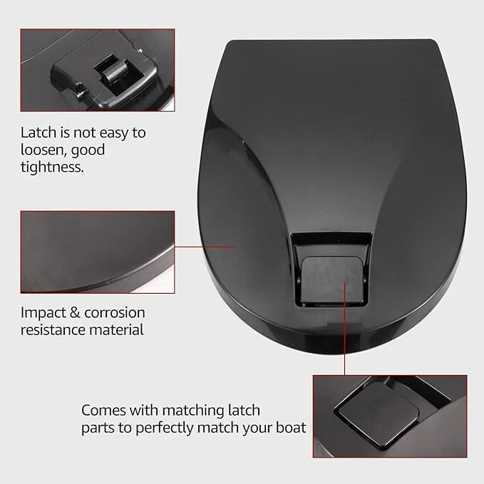 Glove Box Lid Kit Latch Seal for Seadoo GTI 130 155 Wake 155 GTS 130 (2010–2023)