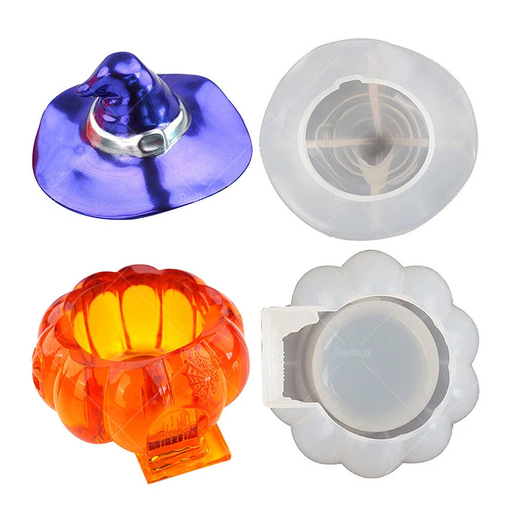 Silicone Mold for Pumpkin Jar Candy Container (DIY Craft)