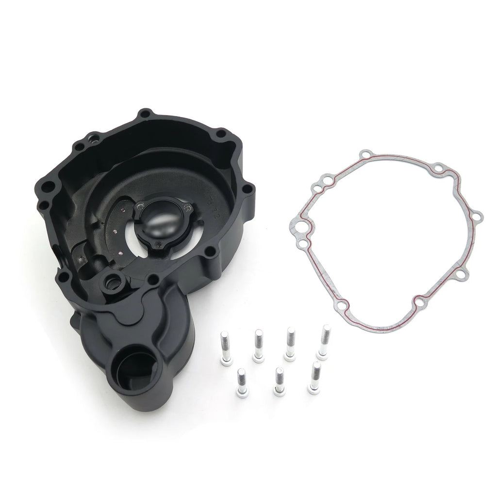 Black Left Engine Stator Cover for Suzuki GSXR 600/750 (2006–2024)