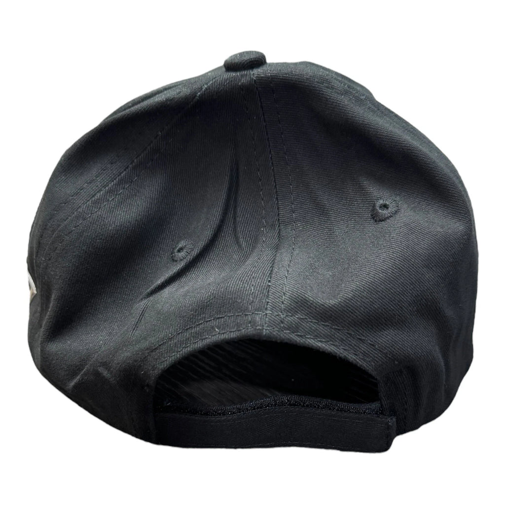 Licensed Camaro Hat Cap Black with Chrome Liquid Metal Logo for Chevrolet Camaro (1967–2025)