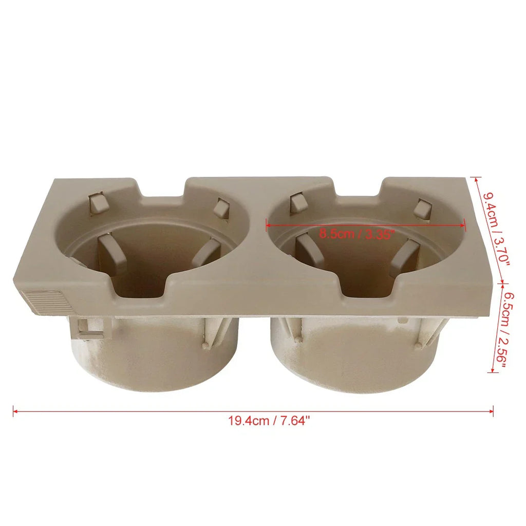 Center Console Cup Holder Beige for BMW E46 (1999-2005)