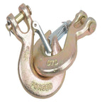 2X Clevis Slip Hook 3/8" Tow Chain Hook with Latch for Trailer Truck
