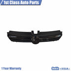 Front Grille for VW Golf/GTI (2015–2016) - Black with Glossy Trim