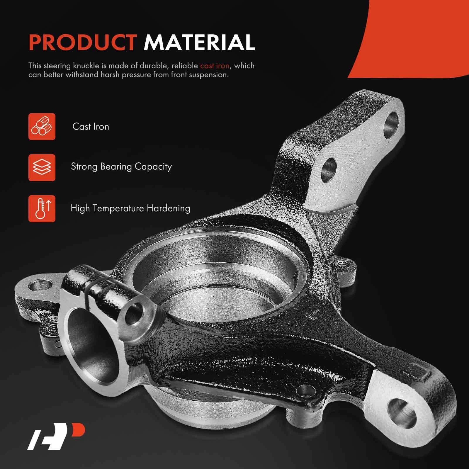 Front Left Steering Knuckle for Subaru Forester Impreza Outback (2000-2008)