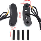 LED Signal Black Mirror Block Off Base Plates for Kawasaki Ninja ZX-10R (2011–2015)