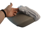 Fleece Console Lid Armrest Cover for Honda Pilot (2009–2015) Gray