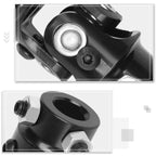 Headlight Lamp Set for Chevy Malibu (2008–2012) Black Housing Clear Corner