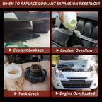Coolant Expansion Reservoir Tank with Cap for Nissan Rogue (2014–2020) 217104BA0A
