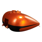 Fuel Gas Tank for Harley Road Glide (2008–2024) Scorched Orange/Black Denim