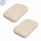 2X White Seat Back Assembly for Club Car DS Golf Cart (1979–1999)