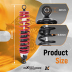 2pc Rear Gas Shocks for Polaris Sportsman 700 (2002–2006)