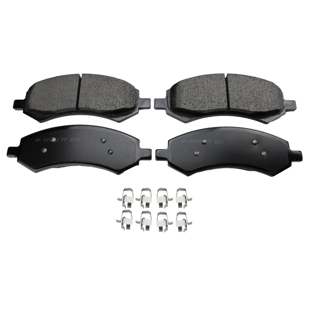 Set of 4 Akebono ProACT Front Ceramic Brake Pads for Chrysler Dodge Mitsubishi Ram