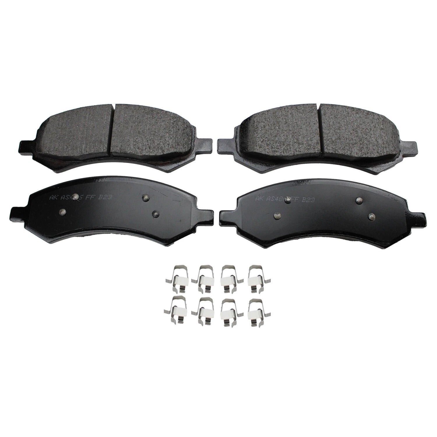 Set of 4 Akebono ProACT Front Ceramic Brake Pads for Chrysler Dodge Mitsubishi Ram