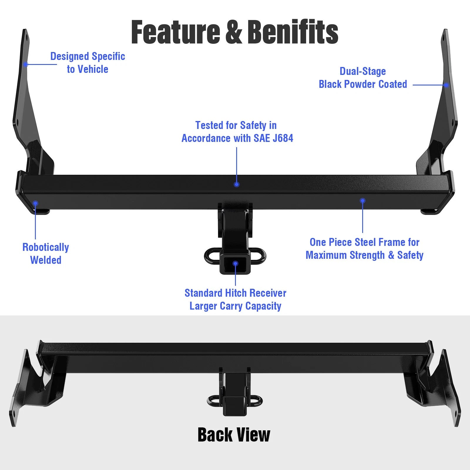 Towing Hitch Receiver Class 3 for Mazda CX-5 (2013-2025)
