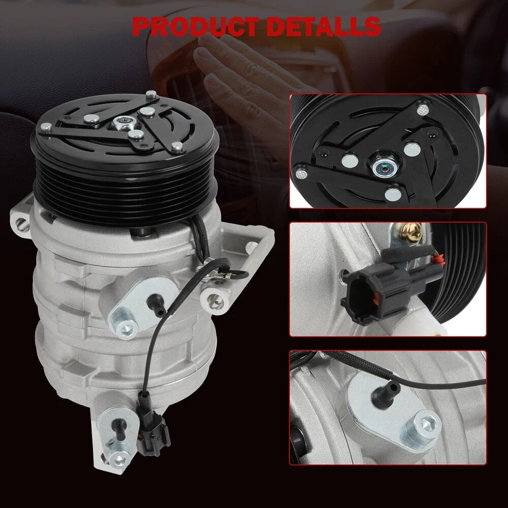 AC Compressor & Clutch for Nissan Versa Note 2014-2018