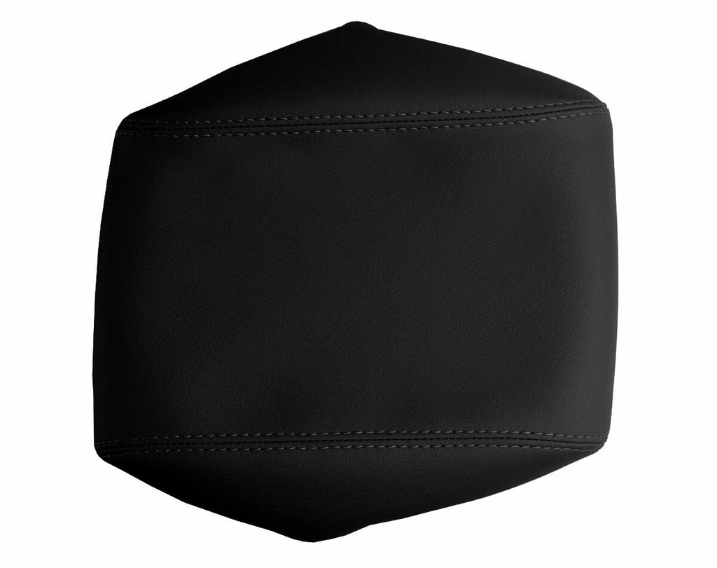 Leather Console Lid Armrest Cover for Dodge Challenger (2008–2014) Black