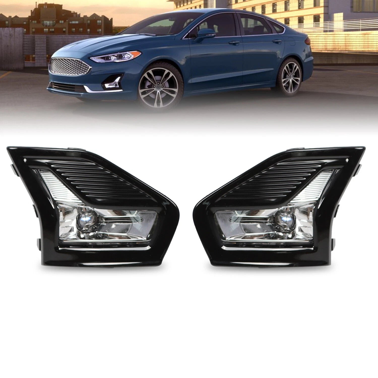 LED Fog Light Driving Lamp Pair for Ford Fusion (2019–2020)