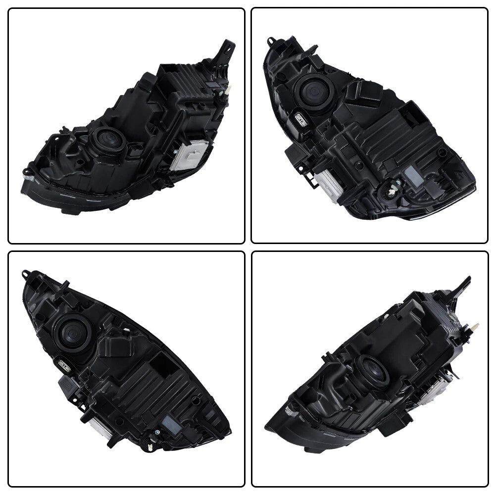 Front Headlight Assembly for Ford Edge (2019-2024) Right LED DRL Clear Lens