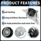 Water Pump with Gasket Kit for Volkswagen Passat (1998–2005) No. 078121006