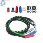3-in-1 Air Line Hose Assemblies for Semi Truck/Tractor Trailer (12Ft)