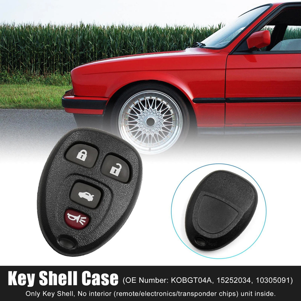 Key Fob Remote Case Shell Replacement KOBGT04A for Chevrolet Malibu (2004–2012)