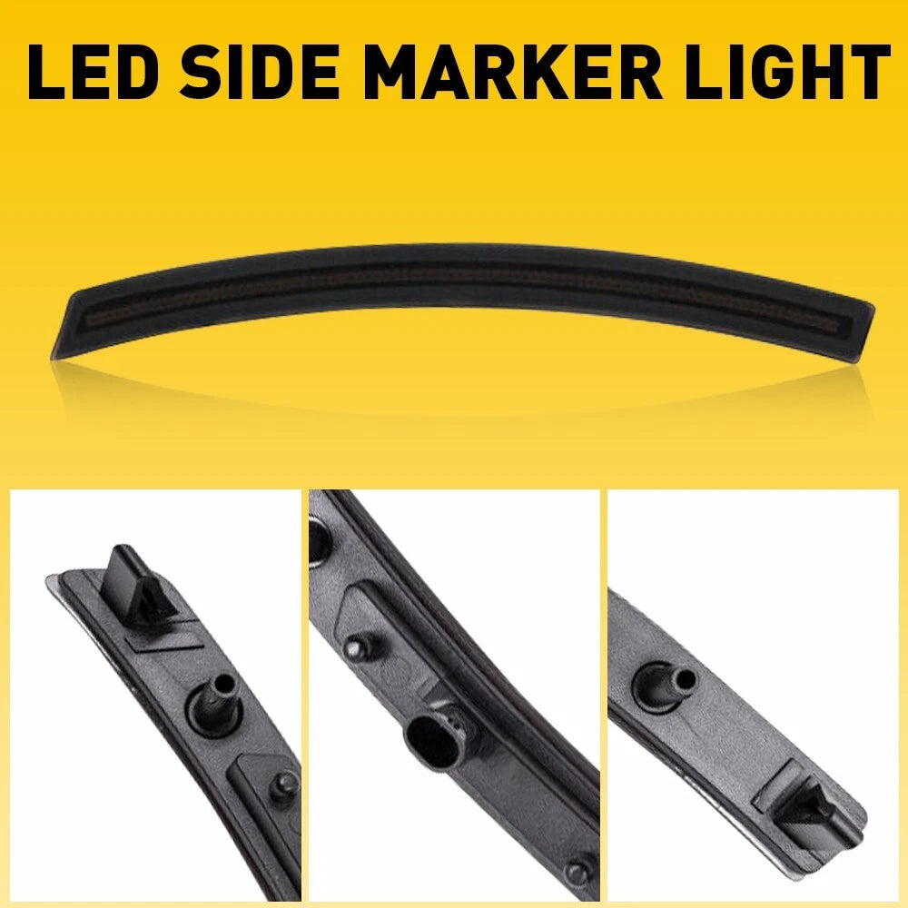 LED Side Marker Lamp & Rear Bumper Reflector for Chevy Corvette C7 (2014–2019)