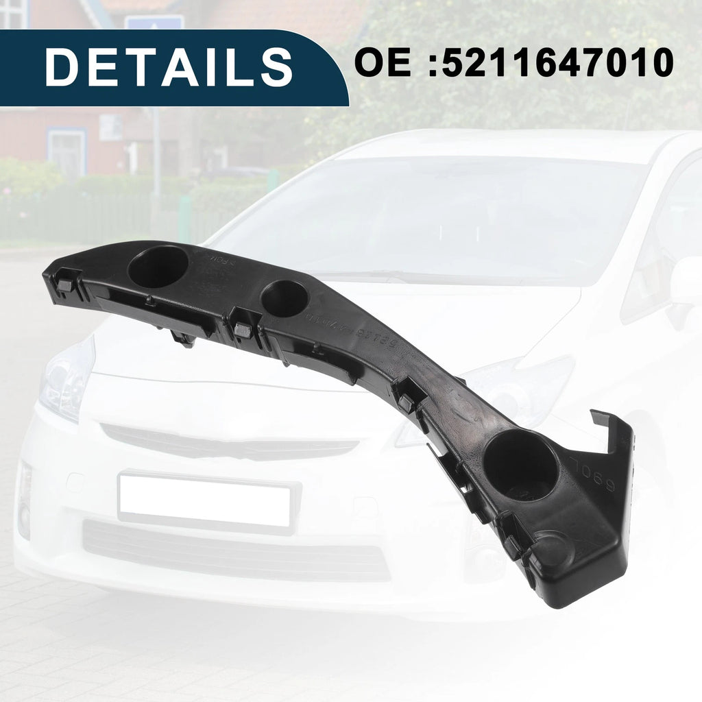 1pc Left Front Bumper Retainer Bracket No. 5211647010 for Toyota Prius (2004–2009)