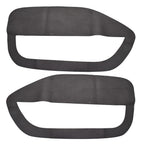 Door Panel Insert Cards Cover Black for Ford Mustang (2005–2009)