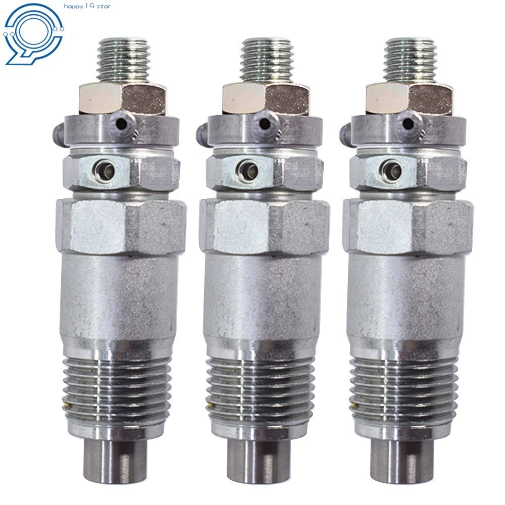 Set of 3 Fuel Injectors for Kubota D750 D850 D950 D1302 D1402 V1702 V1902