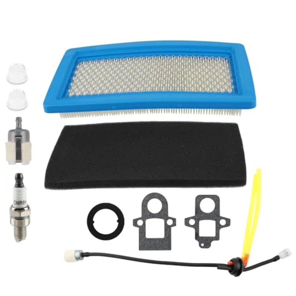 Carburetor Service Kit with Air Filter, Pre-filter, Gaskets for