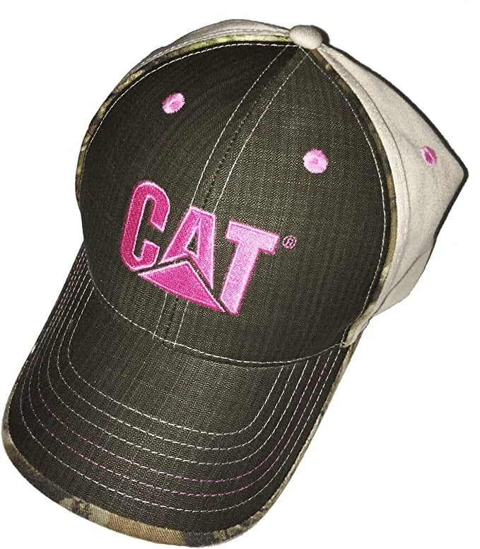 Caterpillar Women's Pink Camouflage Hat/Cap for Equipment