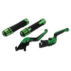 Extendable Brake Clutch Levers & Handlebar Grips for Kawasaki ZX6RR (2003-2004)