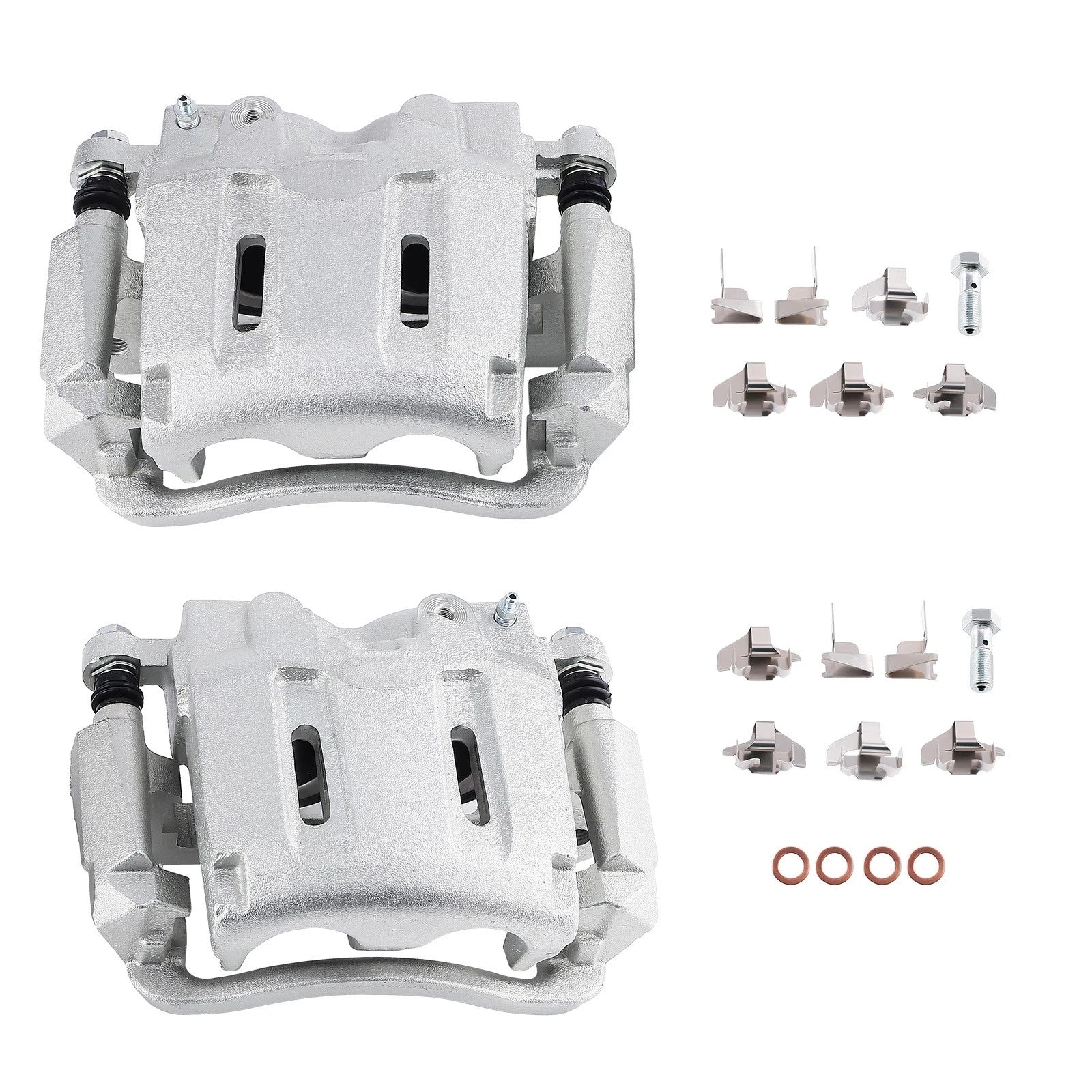 Front Left Right Brake Caliper w/Bracket for Ford F-250 F-350 (2017–2023) 18B5022