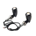 Mini Turn Signal Light Blinker Black for Harley Bobber Cafe Racer