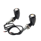 Mini Turn Signal Light Blinker Black for Harley Bobber Cafe Racer