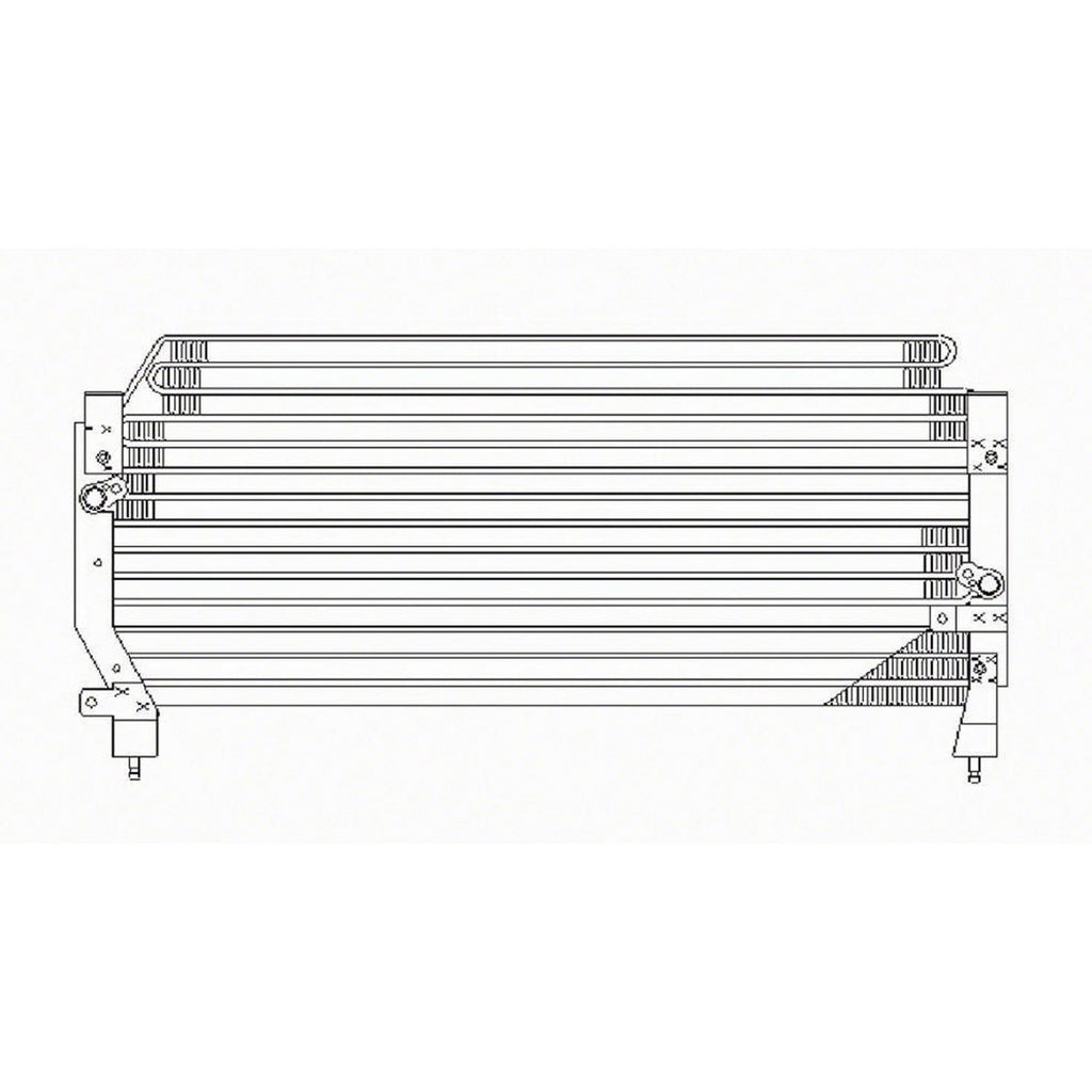 Replacement A/C Condenser Repair Part For 1994-1998 Toyota T100 Pickup
