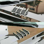 Universal for Car Side Fender Door Shark Air Flow Vent Intake Grille Trim (-)