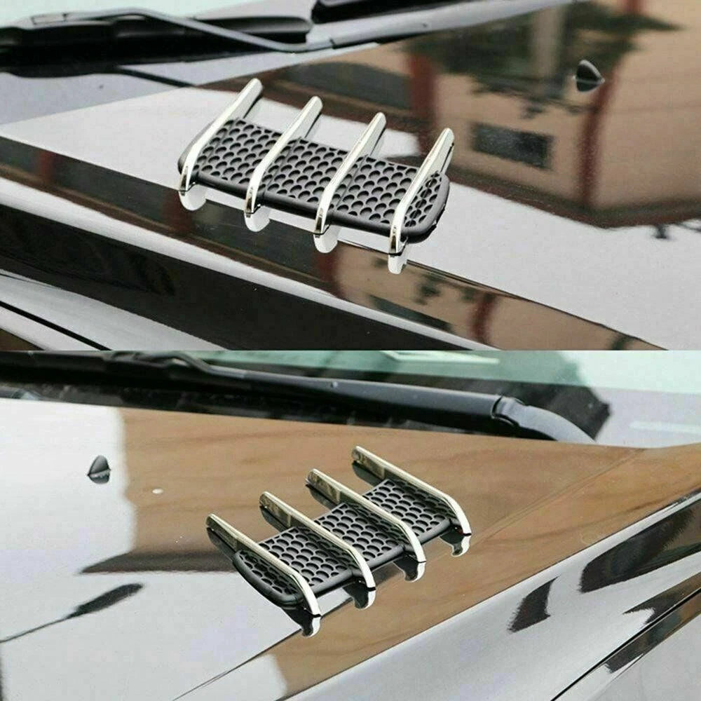 Universal for Car Side Fender Door Shark Air Flow Vent Intake Grille Trim (-)