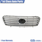 Set of 2 Front Bumper Grille & Chrome Trim for Lexus ES350 (2010–2012)