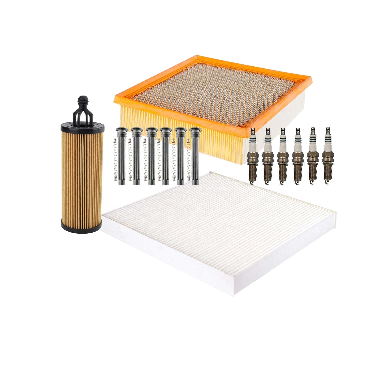 Denso Tune Up Kit 6 Spark Plugs & Boots for Durango Grand Cherokee (2011–2021)